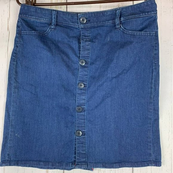 Tommy Hilfiger XS Denim Blue Mini‎ Skirt Womens - Picture 1 of 7